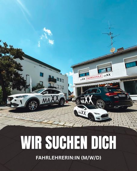 Fahrschule Maxx mit Mercedes A-Klasse und Cupra Formentor und Kids-Tesla